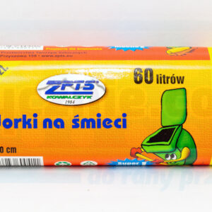 Worki na śmieci 60L 10szt czerwone
